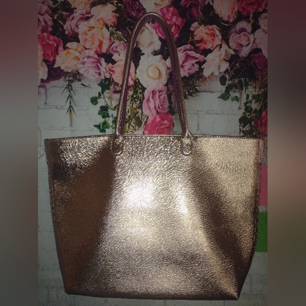 NWT Bath & Body Works Rose Gold Tote
